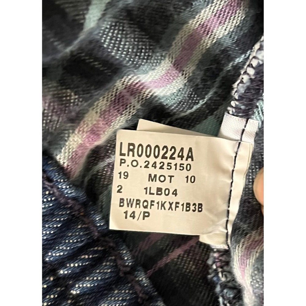 LL Bean Flannel Lined Jeans Womens 14 Pet Original Fit Relaxed Medium Wash Denim - Picture 6 of 8